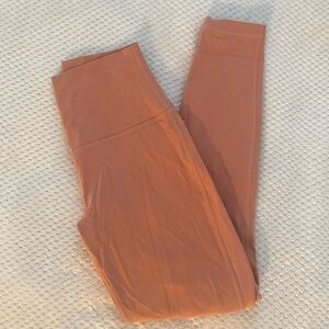 lululemon athletica salmon pink leggings